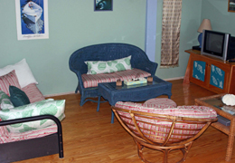Gone Surf Inn living room