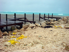 Rum Cay Hurricane Irene Damage